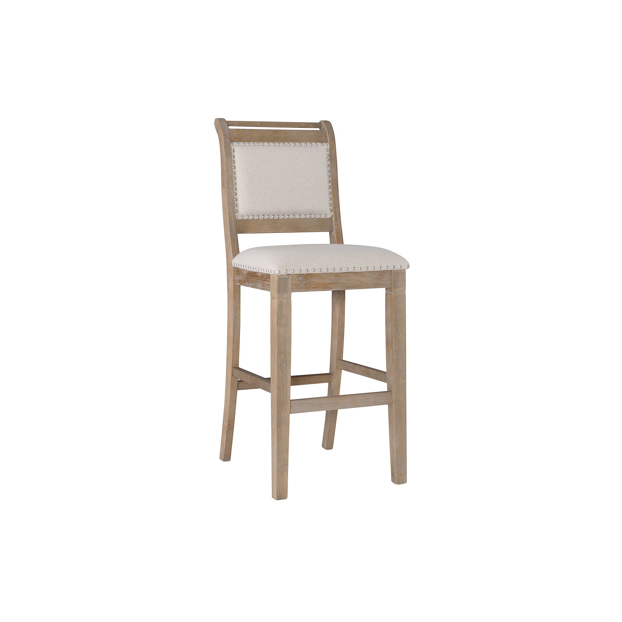 Linon Emmy Natural Bar Stool