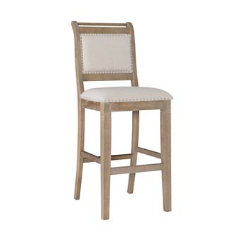 Linon Emmy Natural Bar Stool