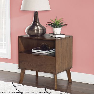 Linon Reid One Drawer Nightstand