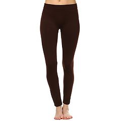 Dark brown hotsell women's leggings