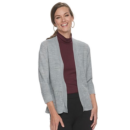 croft and barrow open front cardigan