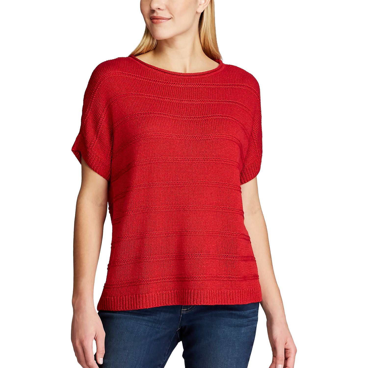 kohls womens red sweater