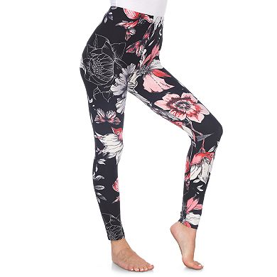 Women's White Mark Holiday Print Leggings