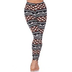 Womens Brown Leggings Pants - Bottoms