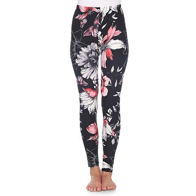 Women s White Mark Holiday Print Leggings