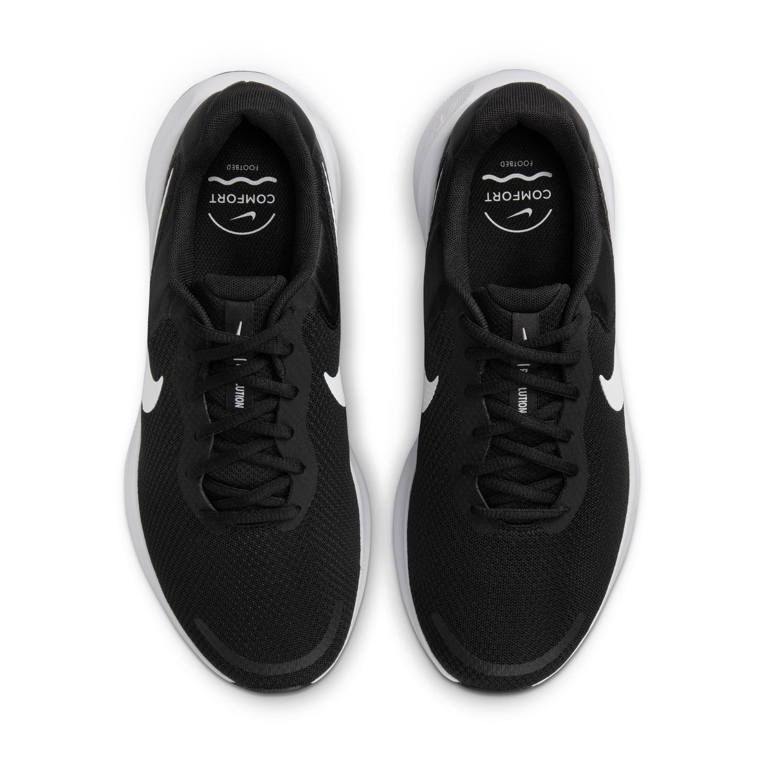 Nike men\'s Revolution 7, Black and White, 10.5 US Cut in half: Nike Revolution 7 Review | RunRepeat main image 2