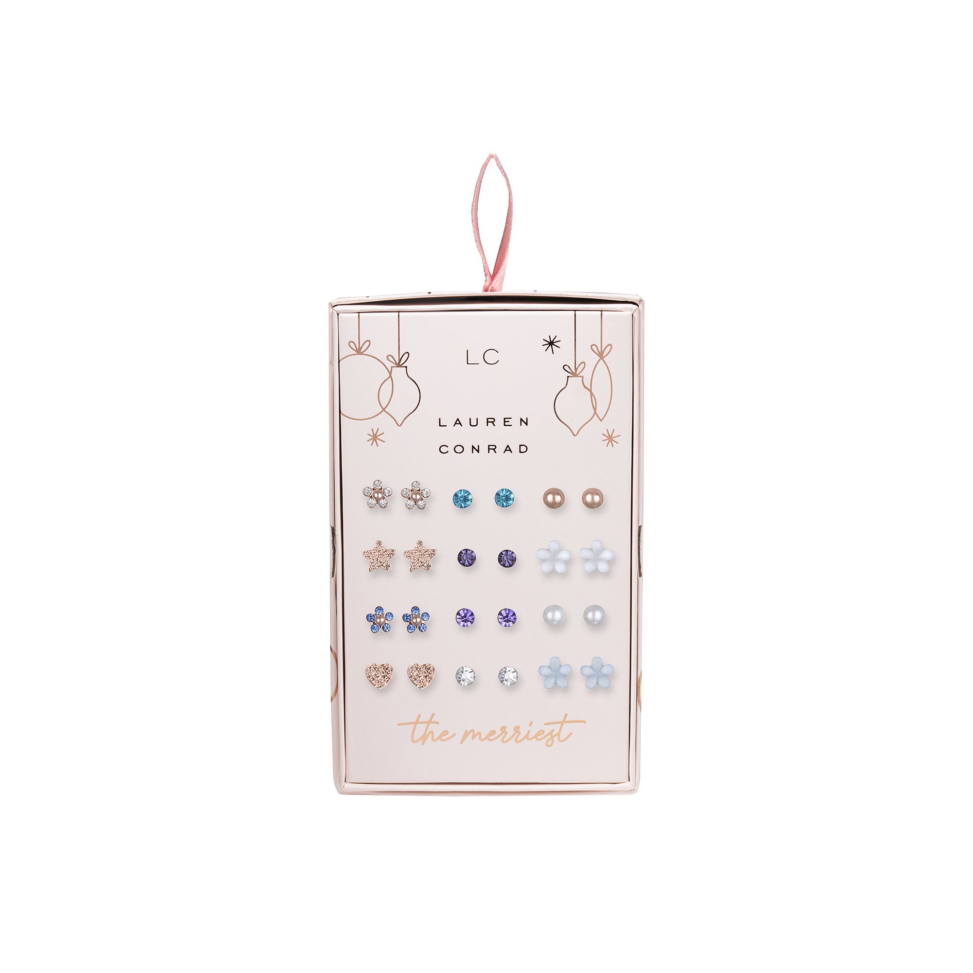 LC Lauren Conrad Flower Stud Earring Set, Womens, Multi