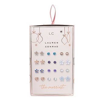 LC Lauren Conrad Flower Stud Earring Set