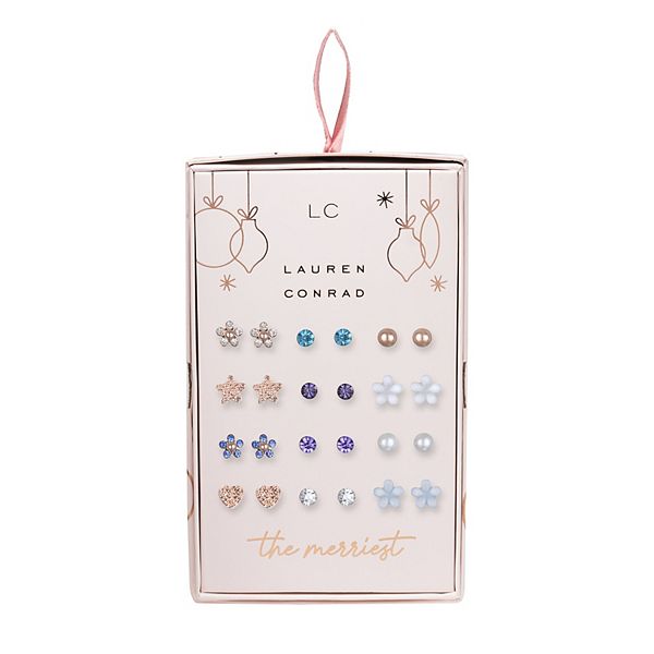 LC Lauren Conrad Flower Stud Earring Set - Multi