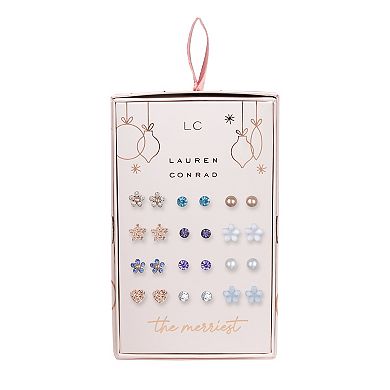 LC Lauren Conrad Flower Stud Earring Set