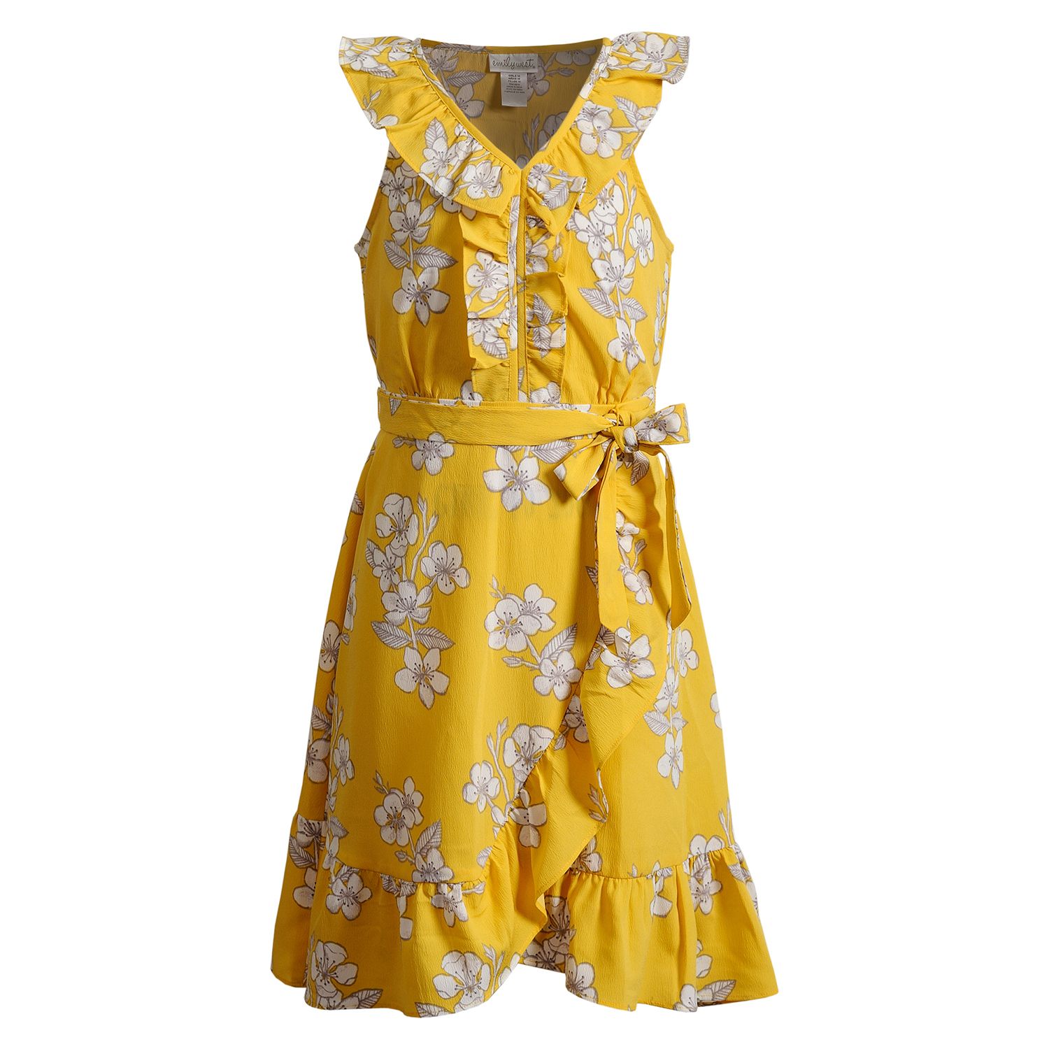 floral crepe dress