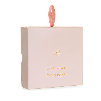 LC Lauren Conrad Initial Heart Necklace & Earrings Set