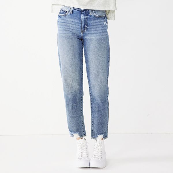 Juniors' SO® High Rise Mom Jeans