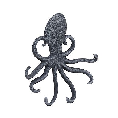 Cast Iron Octopus Decorative Wall Hook