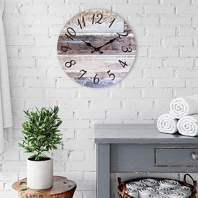 Vintage Farmhouse 14 Inch Round Hanging Wall Clock