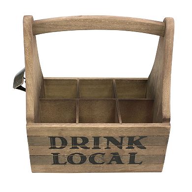 Drink Local Beer Caddy Table Decor