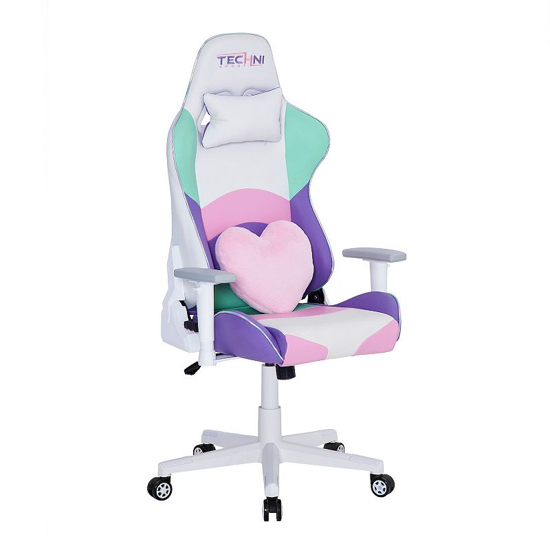 Techni Sport Kawaii TS-42 Office-PC Gaming Chair, Multicolor