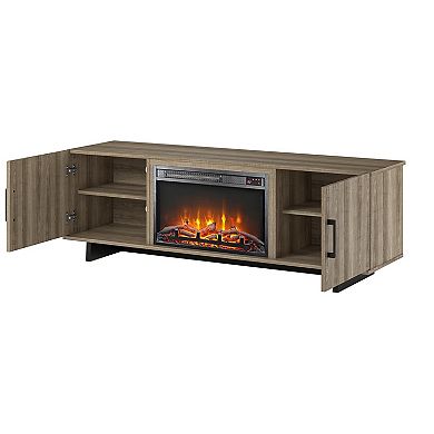 Ameriwood Home Southlander TV Stand with Fireplace