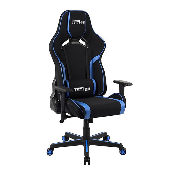Fabric Office PC Gaming Chair Blue - Techni Sport