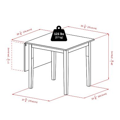 Winsome Perrone Drop Leaf Dining Table