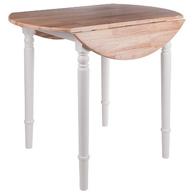 Winsome Sorella Round Drop Leaf Table