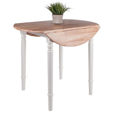 Winsome Sorella Round Drop Leaf Table