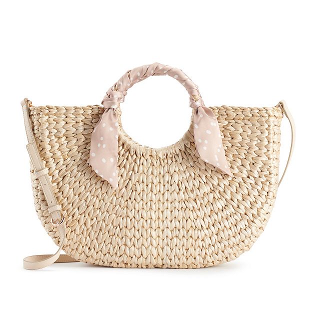 LC Lauren Conrad Half Moon Tote