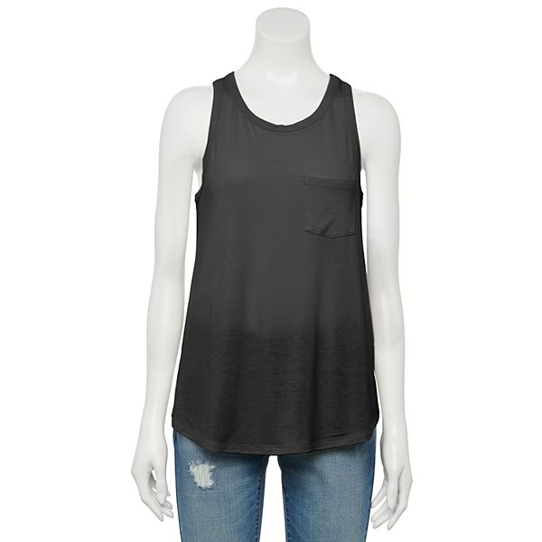 Juniors' SO® Favorite Pocket Tank Top