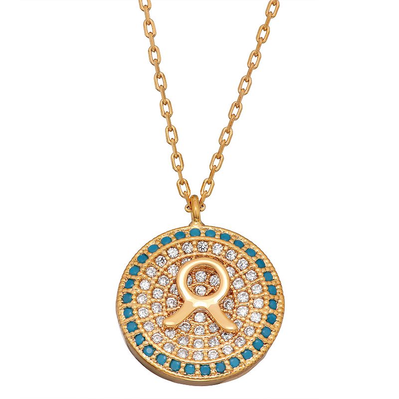 In the Stars Cubic Zirconia Zodiac Pendant Necklace, Womens, Size: 17, 