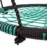 Hey! Play! Spider Web 40-inch Diameter Hanging Tree Rope Saucer Seat
