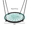 Hey! Play! Spider Web 40-inch Diameter Hanging Tree Rope Saucer Seat