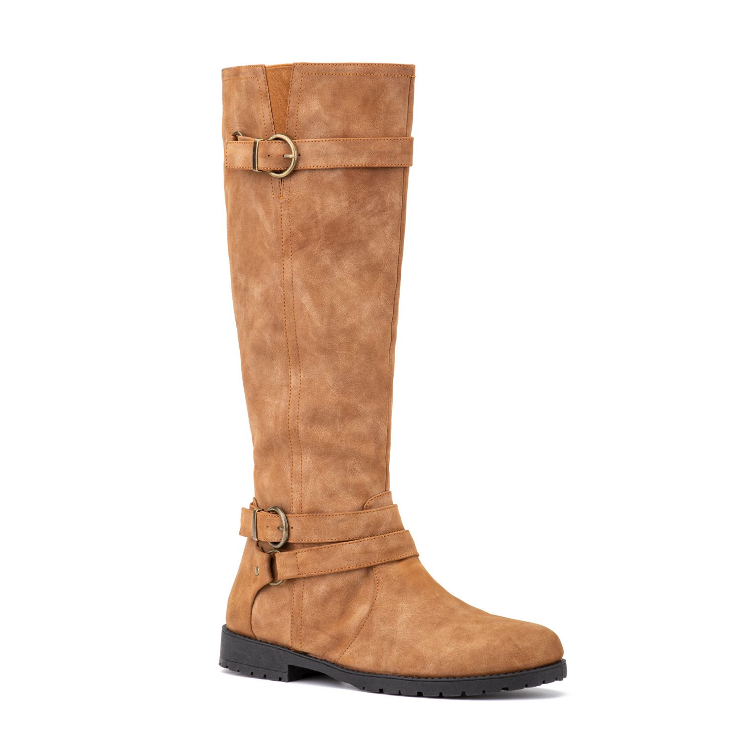 womens cognac tall boots