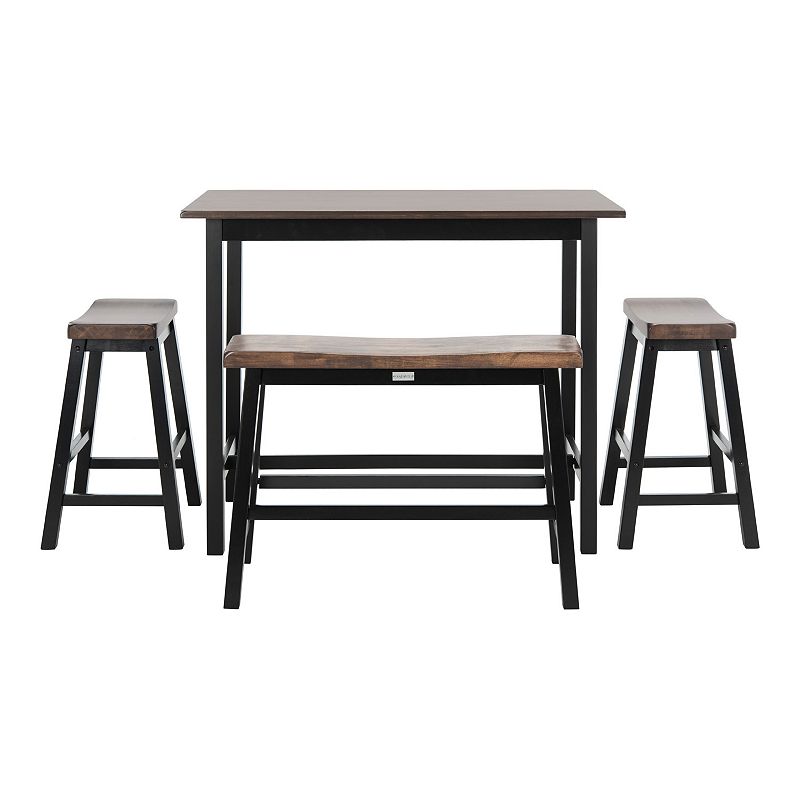 Safavieh Ronin Pub Table 4-Piece Set, Brown