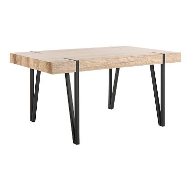 Safavieh Alyssa Rustic Mid-Century Dining Table