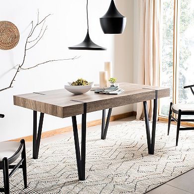 Safavieh Alyssa Rustic Mid-Century Dining Table