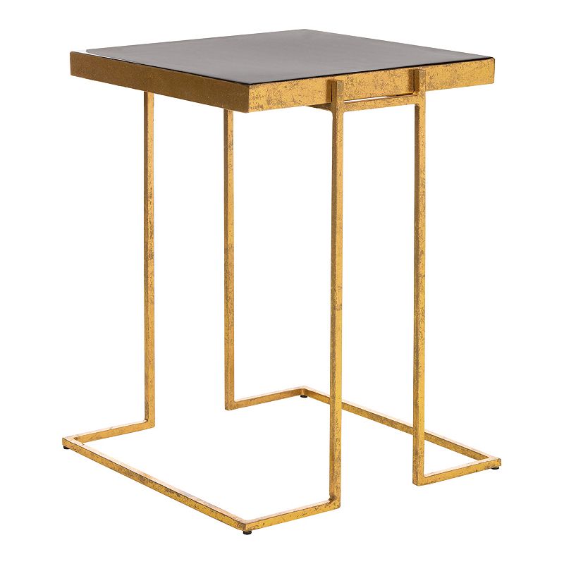 Safavieh Amarylis Greek Key Side Table, Black