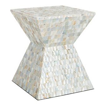 Safavieh Aquamarine Square Mosaic Stool