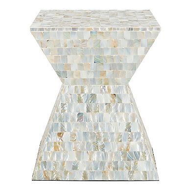 Safavieh Aquamarine Square Mosaic Stool