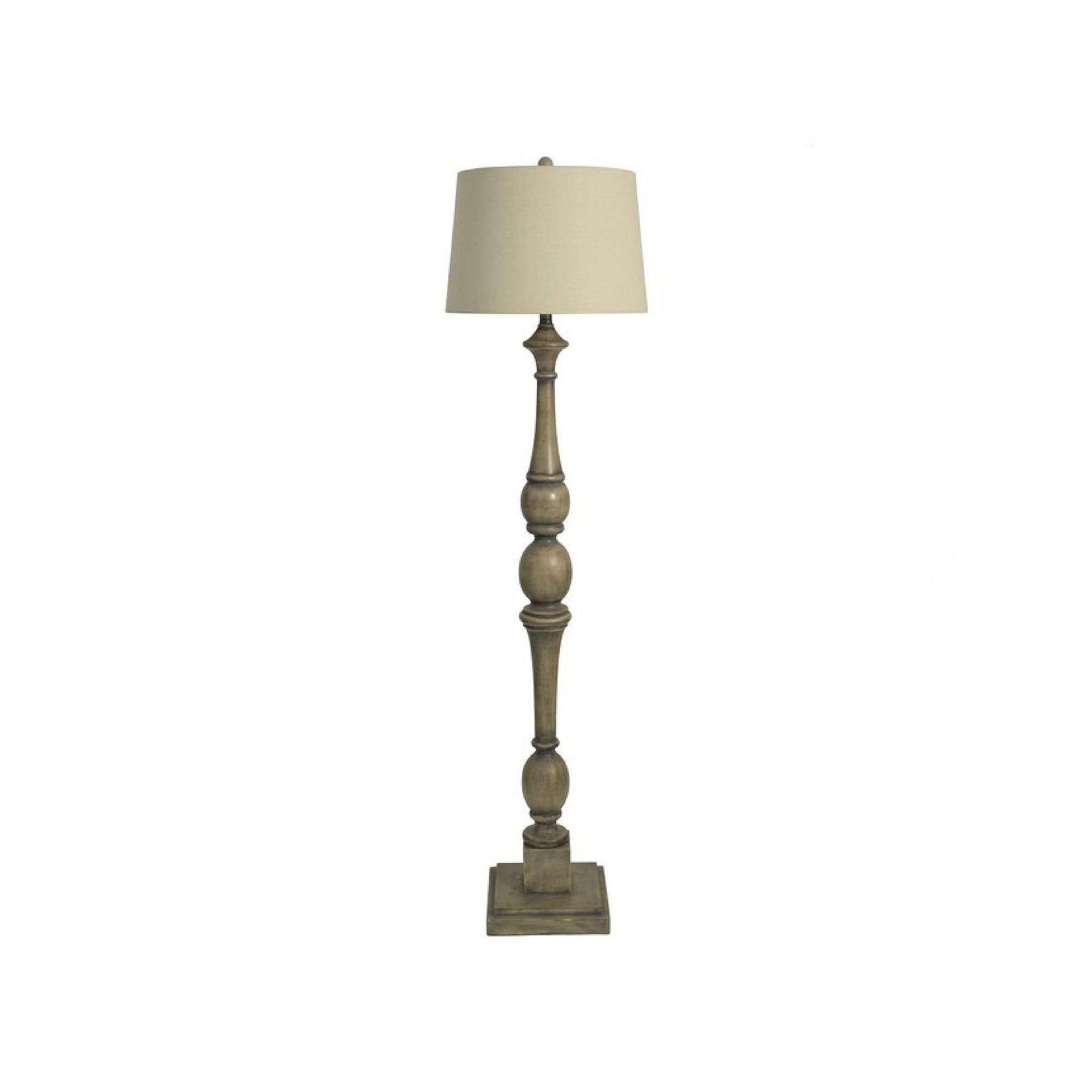 Decor Therapy Crossmill Floor Lamp, Gray