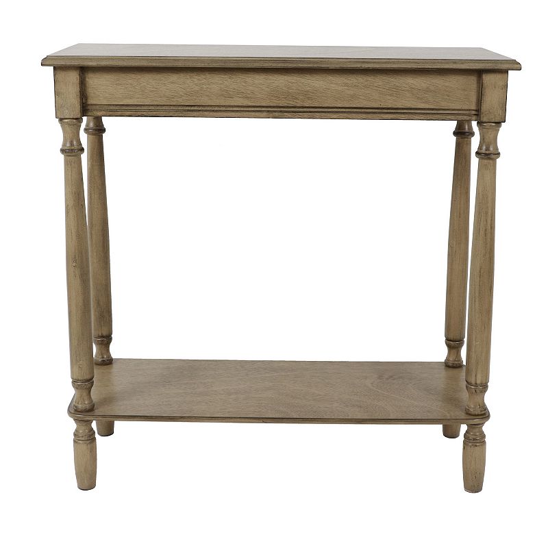 Decor Therapy Simplify Rectangular Console Table, Brown