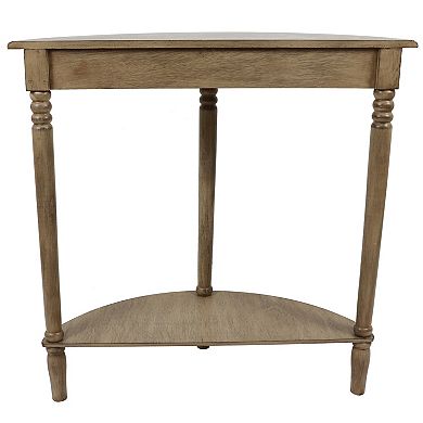 Decor Therapy Simplify Half Round Accent Table