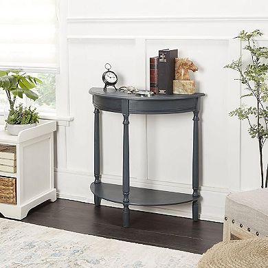 Decor Therapy Simplify Half Round Accent Table