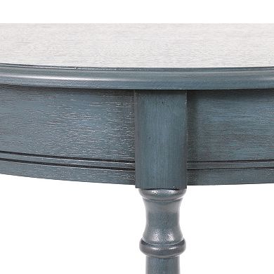 Decor Therapy Simplify Half Round Accent Table