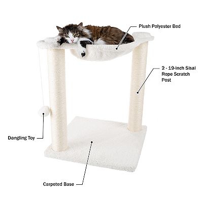 PetMaker Hammock Style Cat Tree & Scratcher
