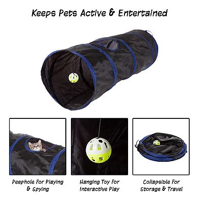 PetMaker Collapsible Cat Tunnel