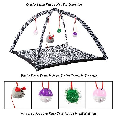 PetMaker Cat Activity Center - Interactive Play Area Station