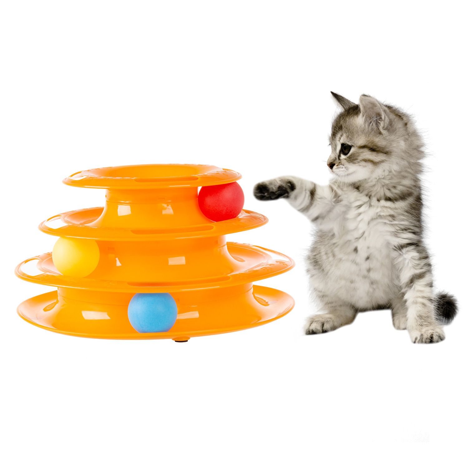 cat ball tower