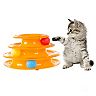 PetMaker Interactive Cat Toy Ball Tower - 3 Tier Round Track