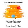 PetMaker Interactive Cat Toy Ball Tower - 3 Tier Round Track