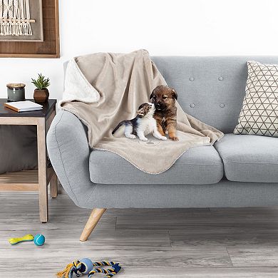 PetMaker Tan Waterproof Pet Throw Blanket